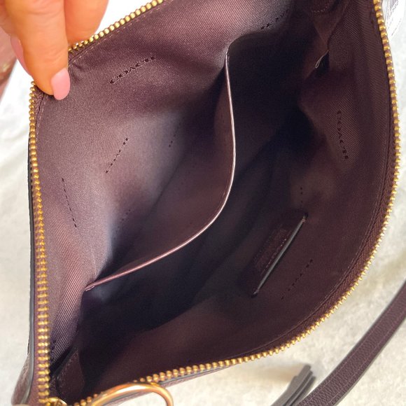 NWT COACH Chaise Pebble Leather Zip Crossbody Bag - Picture 10 of 14